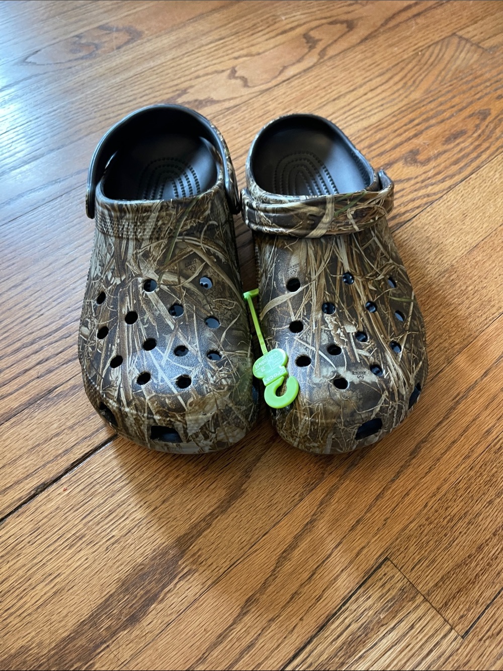 Crocs - Real tree camo, like new